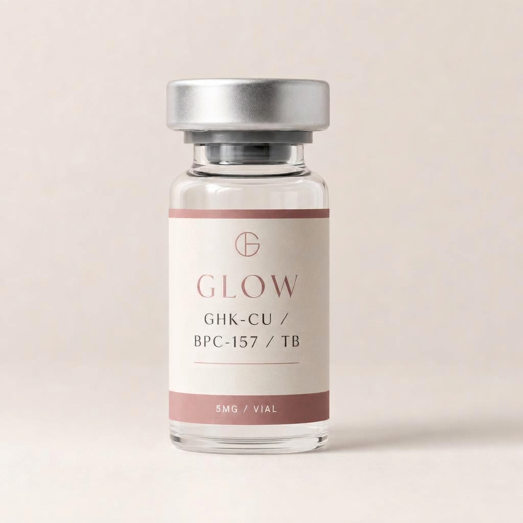 GLOW — GHK-Cu / BPC-157 / TB-500 vial